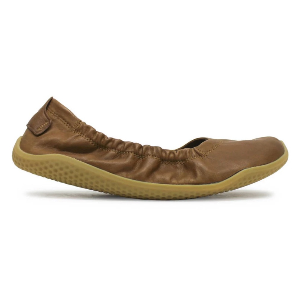 Vivo Barefoot ASANA YIN BALLERINA LEATHER Brown Flats